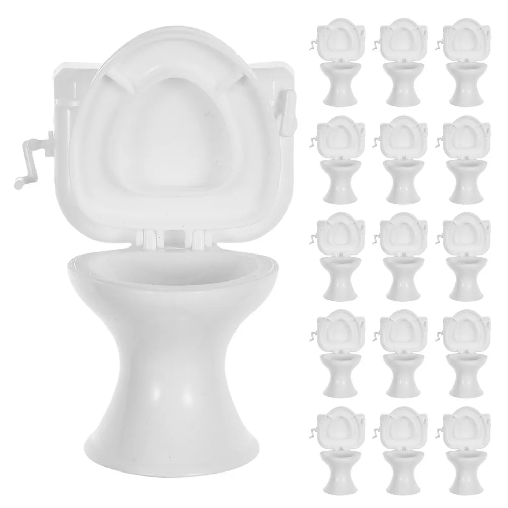 16Pcs Miniature Toilet Set Realistic Detailed Plastic Dollhouse Bathroom Furniture for Pretend :12 Scale Mini House
16Pcs Miniature Toilet Set Realistic Detailed Plastic Dollhouse Bathroom Furniture for Pretend :12 Scale Mini House