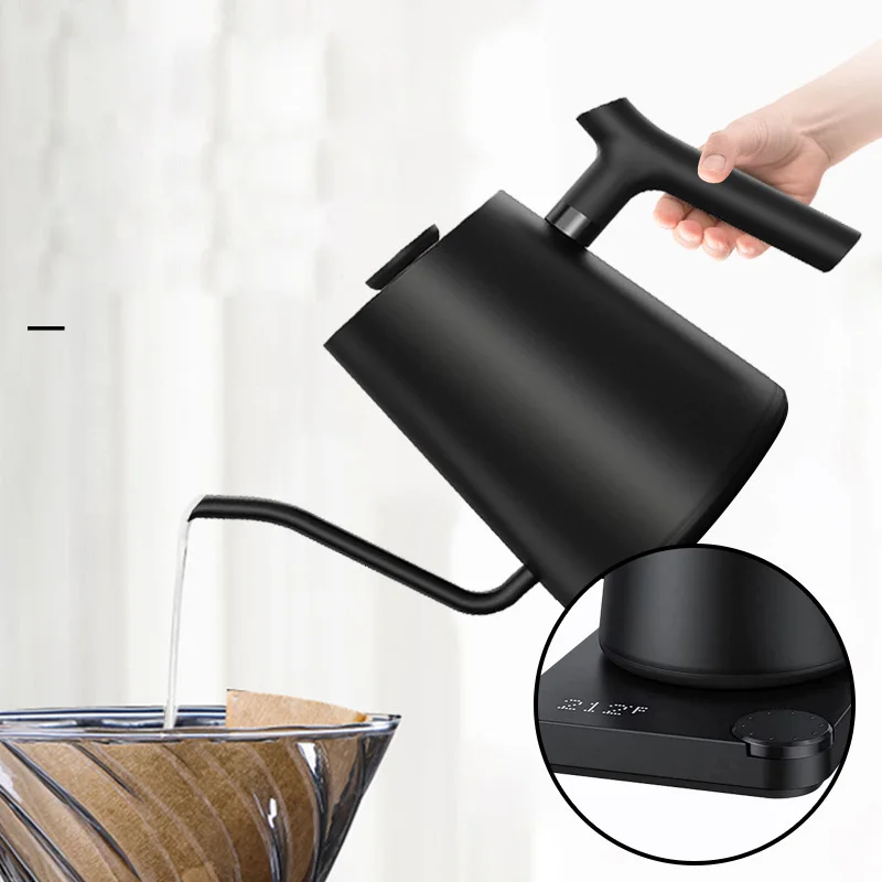 Gooseneck Electric Kettle 0.9L Coffee Pot Temperature Control Stainless Steel Inner Quick Heating 1200W Electric Kettles
Gooseneck Electric Kettle 0.9L Coffee Pot Temperature Control Stainless Steel Inner Quick Heating 1200W Electric Kettles