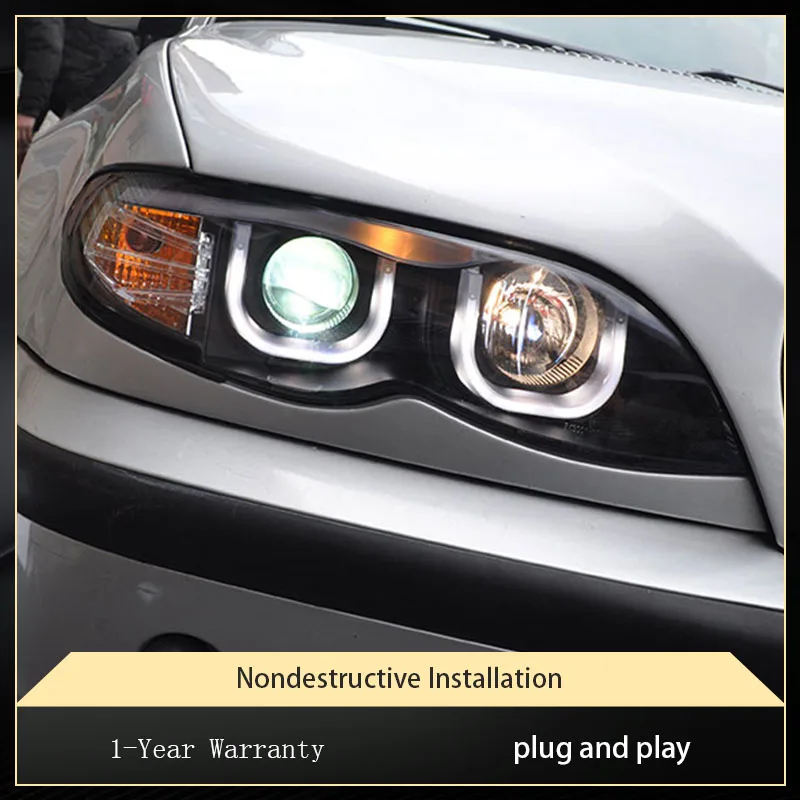 Car Lights For BMW 3 Series E46 330CI 2001-2004 Headlights 318 320 325 Upgrade DRL LED Bulbs Automotive Front Lamp Accessories
Car Lights For BMW 3 Series E46 330CI 2001-2004 Headlights 318 320 325 Upgrade DRL LED Bulbs Automotive Front Lamp Accessories