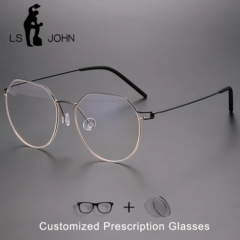 Pure Titanium Reading Glasses Men Ultralight Screwless Customized Myopia Optical Prescription Eyeglasses Women Eyewear Frame
Pure Titanium Reading Glasses Men Ultralight Screwless Customized Myopia Optical Prescription Eyeglasses Women Eyewear Frame