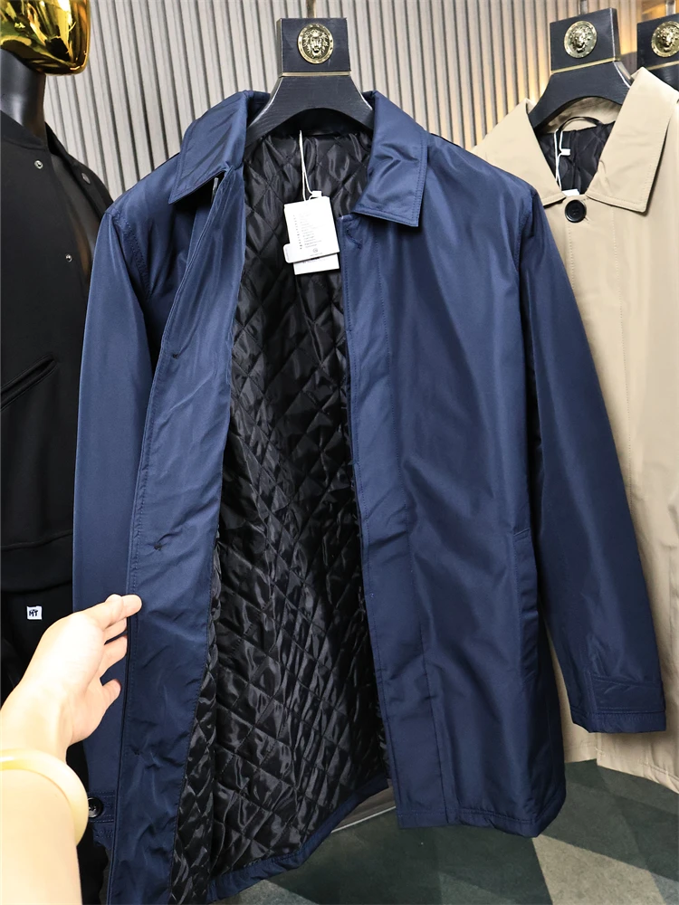 Thickened Men's Cotton-Padded Mid-Length Windbreaker Autumn Winter Fashion Urban Style Single-Button Closure ...
Thickened Men's Cotton-Padded Mid-Length Windbreaker Autumn Winter Fashion Urban Style Single-Button Closure ...