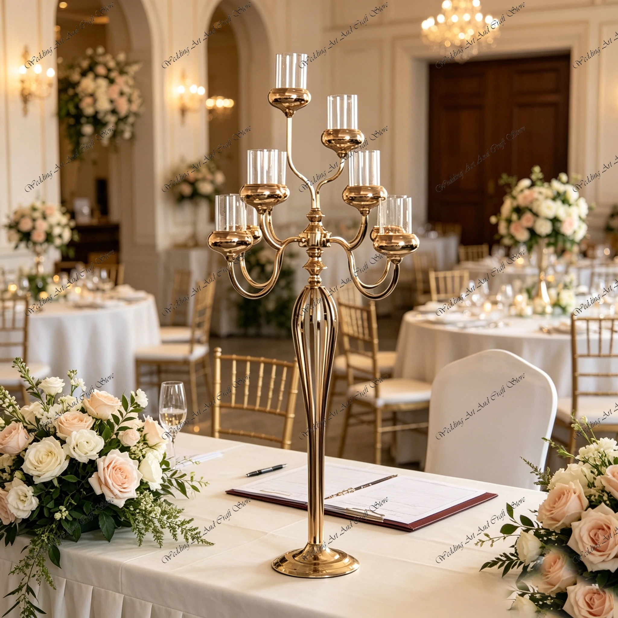 4pcs f30 128cm Metal Gold 10-Arm Candelabra Gorgeous Party Road Lead Props for Wedding Centerpieces & Table Decorations ivy1051
4pcs f30 128cm Metal Gold 10-Arm Candelabra Gorgeous Party Road Lead Props for Wedding Centerpieces & Table Decorations ivy1051