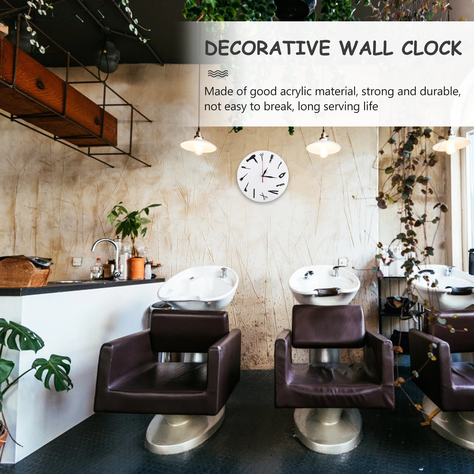 Beauty Salon Wall Clock Hair Stylist Hairdresser Clocks Acrylic Material Strong Home Decoration Bedroom Living Room
Beauty Salon Wall Clock Hair Stylist Hairdresser Clocks Acrylic Material Strong Home Decoration Bedroom Living Room