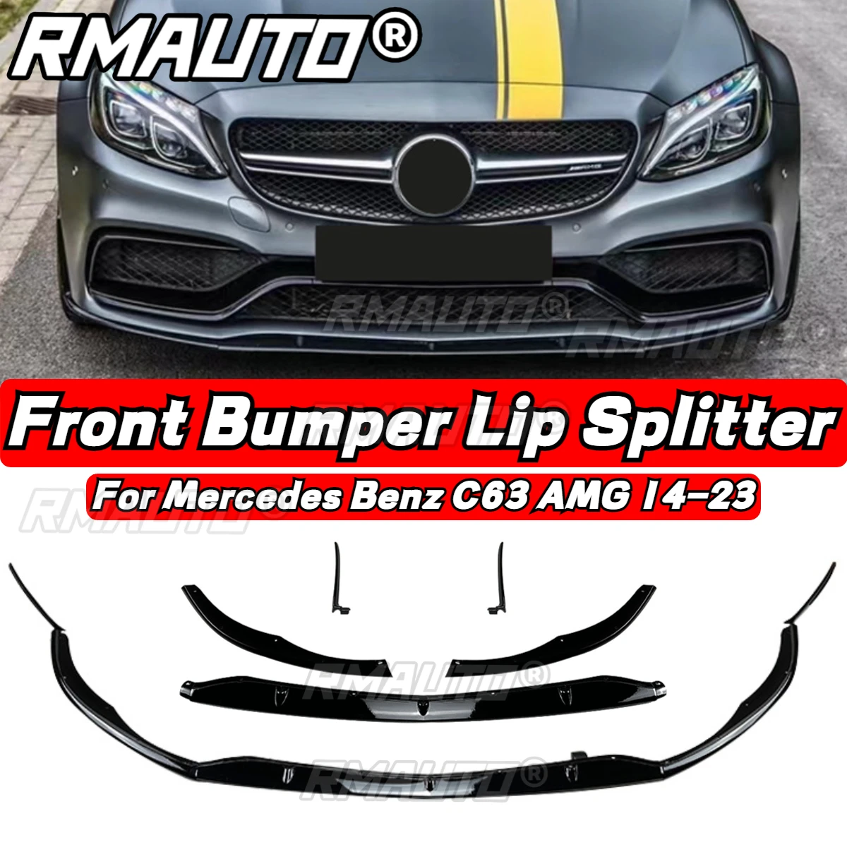 5Pcs/Set C63 Lip Car Front Bumper Splitter Diffuser Lip Spoiler Body Kit For Mercedes Benz C63 AMG 2014-2023 Car Accessories
5Pcs/Set C63 Lip Car Front Bumper Splitter Diffuser Lip Spoiler Body Kit For Mercedes Benz C63 AMG 2014-2023 Car Accessories