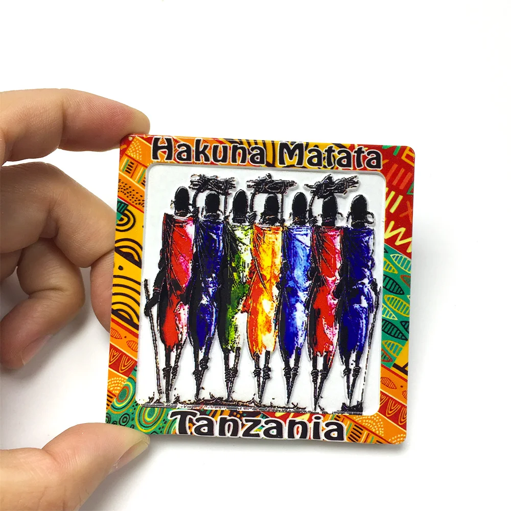 Tanzania Hakuna Matata 3D Resin Fridge Magnets - Vibrant African Art Decor for Home & Office Fridge Magnets, Eclectic Home Decor
Tanzania Hakuna Matata 3D Resin Fridge Magnets - Vibrant African Art Decor for Home & Office Fridge Magnets, Eclectic Home Decor
