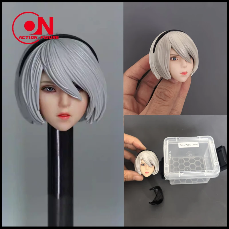 Toys park TP001 1/6 Scale Nier YoRHa 2B Girl Head Sculpt Fit for 12'' TBLeague JIAOU Phicen Action Figure
Toys park TP001 1/6 Scale Nier YoRHa 2B Girl Head Sculpt Fit for 12'' TBLeague JIAOU Phicen Action Figure