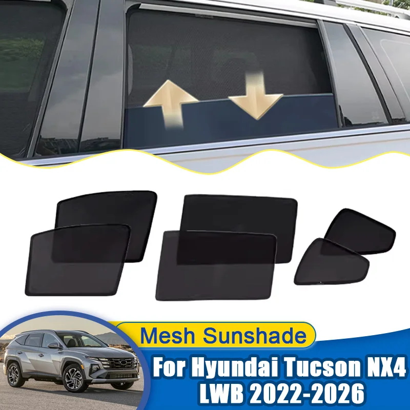 Sunshades For Hyundai Tucson NX4 LWB 2022 2023 2024 2025 2026 Car Mesh Window Sun Visors Magnetic Privacy Curtains Accessories
Sunshades For Hyundai Tucson NX4 LWB 2022 2023 2024 2025 2026 Car Mesh Window Sun Visors Magnetic Privacy Curtains Accessories