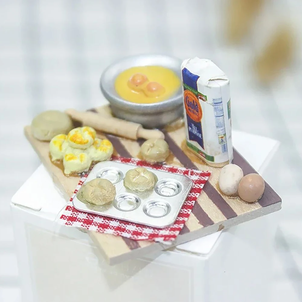 1/12 Dollhouse Miniature Bread Dessert Baking Mini Making Bread Scene Model Toy for Doll House Accessories Decoration bjd
1/12 Dollhouse Miniature Bread Dessert Baking Mini Making Bread Scene Model Toy for Doll House Accessories Decoration bjd