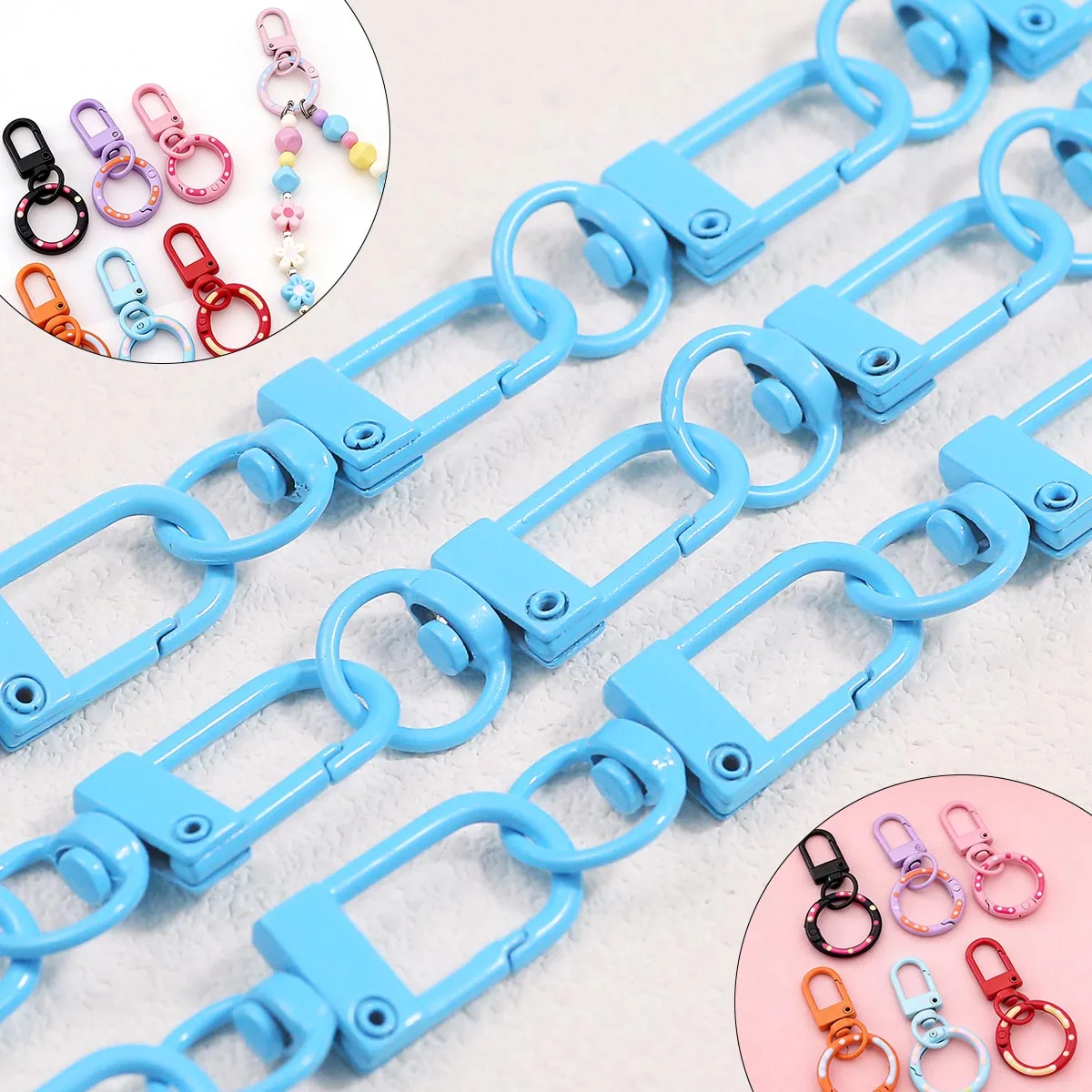 5/10/20pcs/lot Blue Lobster Clasp Hooks Plated Gold Silver DIY Jewelry Making Findings for Keychain Bracelet Neckalce Supplies
5/10/20pcs/lot Blue Lobster Clasp Hooks Plated Gold Silver DIY Jewelry Making Findings for Keychain Bracelet Neckalce Supplies
