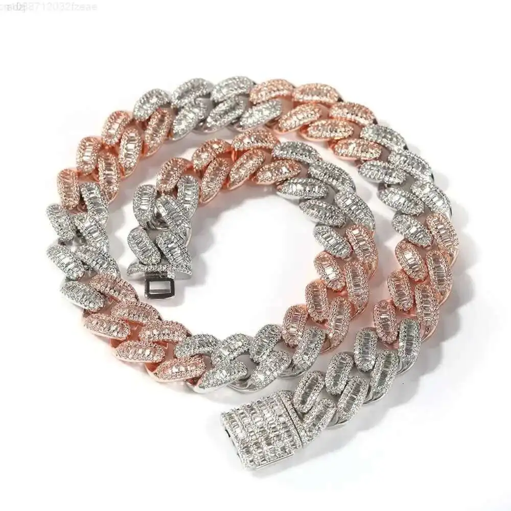Luxury Cuban Link Chains Hip Hop Silver Heavy White Gold Plated Baguette Emerald Cut Vvs1 Moissanite From Vietnam Manufacturer
Luxury Cuban Link Chains Hip Hop Silver Heavy White Gold Plated Baguette Emerald Cut Vvs1 Moissanite From Vietnam Manufacturer