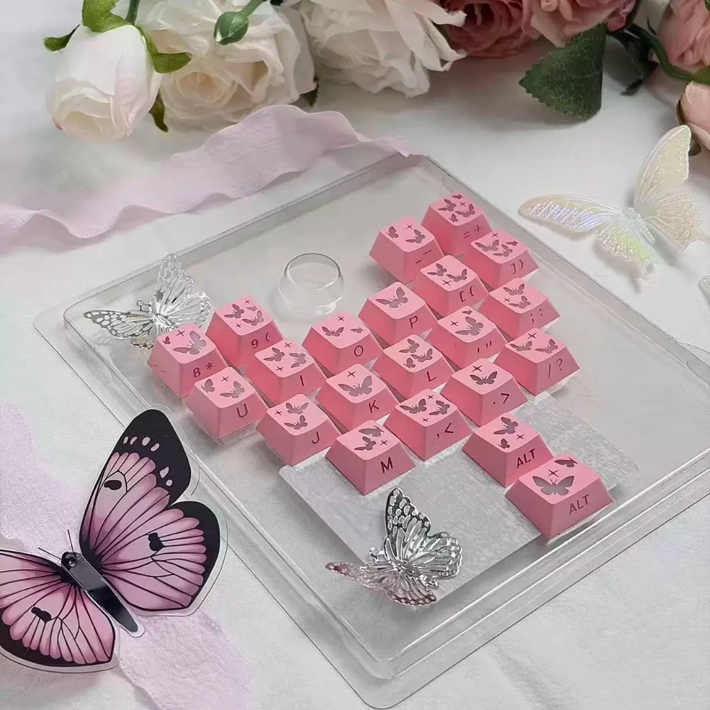 Butterfly Keycaps Customized Cherry Profile Side Carving Artisan Point Keycap Light-transmitting Love Zone Keyboard Accessories
Butterfly Keycaps Customized Cherry Profile Side Carving Artisan Point Keycap Light-transmitting Love Zone Keyboard Accessories