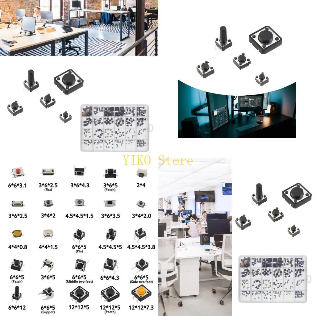 K32C 250Pcs 25 Type Microswitches Assortment High Sensitivity For Appliances And Tools
K32C 250Pcs 25 Type Microswitches Assortment High Sensitivity For Appliances And Tools