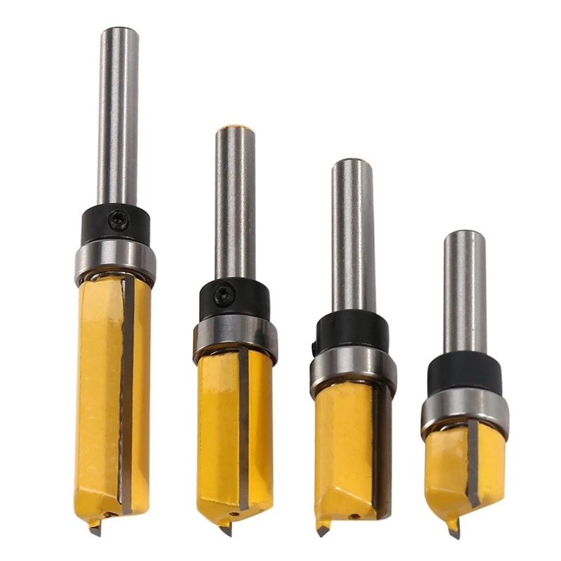 12Pcs Flush Trim Router Bits Top Bearing Router Bit 1/4 Inch Shank Straight Pattern Template Router Bit
12Pcs Flush Trim Router Bits Top Bearing Router Bit 1/4 Inch Shank Straight Pattern Template Router Bit