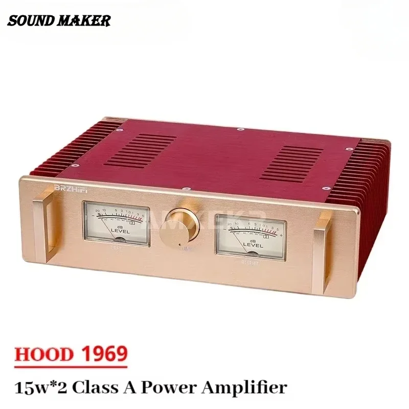 Sound Maker-15 Вт * 2 Hood 1969 Усилитель мощности класса A Высокомощный измеритель Vu с низким уровнем искажений Односторонний выход HIFI Аудиоусилитель
Sound Maker-15 Вт * 2 Hood 1969 Усилитель мощности класса A Высокомощный измеритель Vu с низким уровнем искажений Односторонний выход HIFI Аудиоусилитель