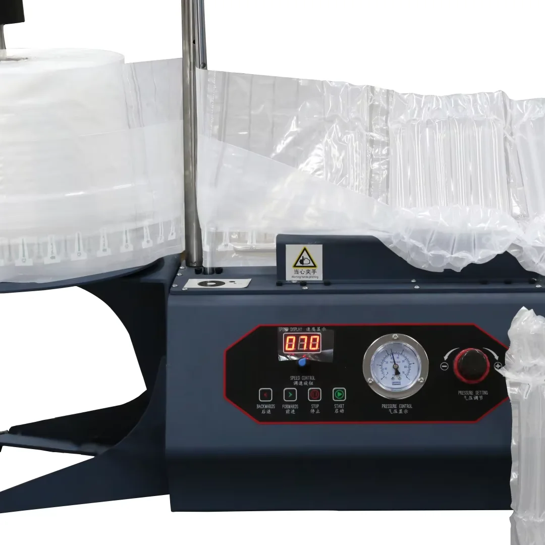 Automatic Efficient Plastic Packaging Reliable Design for Air Cushion Column Making Machine
Automatic Efficient Plastic Packaging Reliable Design for Air Cushion Column Making Machine