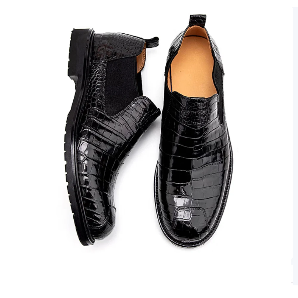 Meiyie ботинки из крокодиловой кожи, мужские короткие сапоги с круглым носком, короткие сапоги в британском стиле, мужская деловая повседневная обувь
Meiyie ботинки из крокодиловой кожи, мужские короткие сапоги с круглым носком, короткие сапоги в британском стиле, мужская деловая повседневная обувь