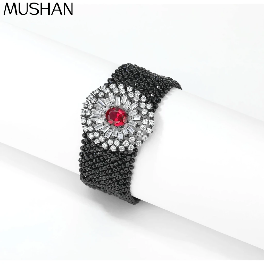 MuShan Jewelry 925 Sterling Silver Bangle 5A CZ Gemstones Designer HCD Gemstones Shiny 925 Sterling Silver Bracelet Accessories
MuShan Jewelry 925 Sterling Silver Bangle 5A CZ Gemstones Designer HCD Gemstones Shiny 925 Sterling Silver Bracelet Accessories