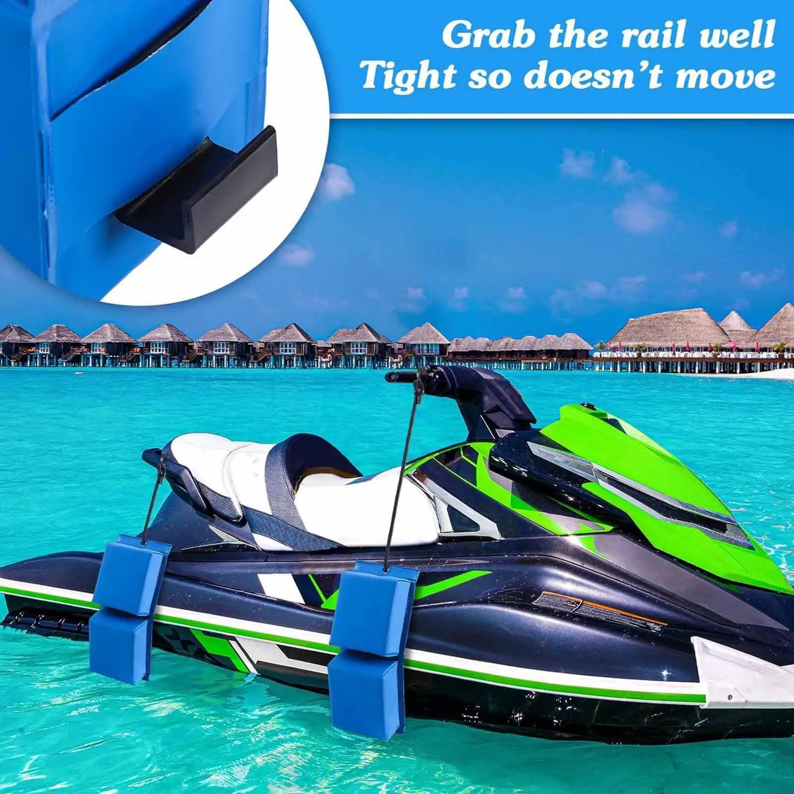 Boat Fender Dock Bumper Heavy Duty PVC PWC Protector Easy Installation Elastic Cord for Pier and Marina Docking
Boat Fender Dock Bumper Heavy Duty PVC PWC Protector Easy Installation Elastic Cord for Pier and Marina Docking