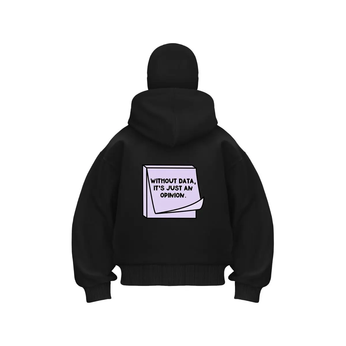 Without Data, It's Just An Opinion! Graphic Men's Double Hood Balaclava Zip Hoodie Winter Warm
Without Data, It's Just An Opinion! Graphic Men's Double Hood Balaclava Zip Hoodie Winter Warm