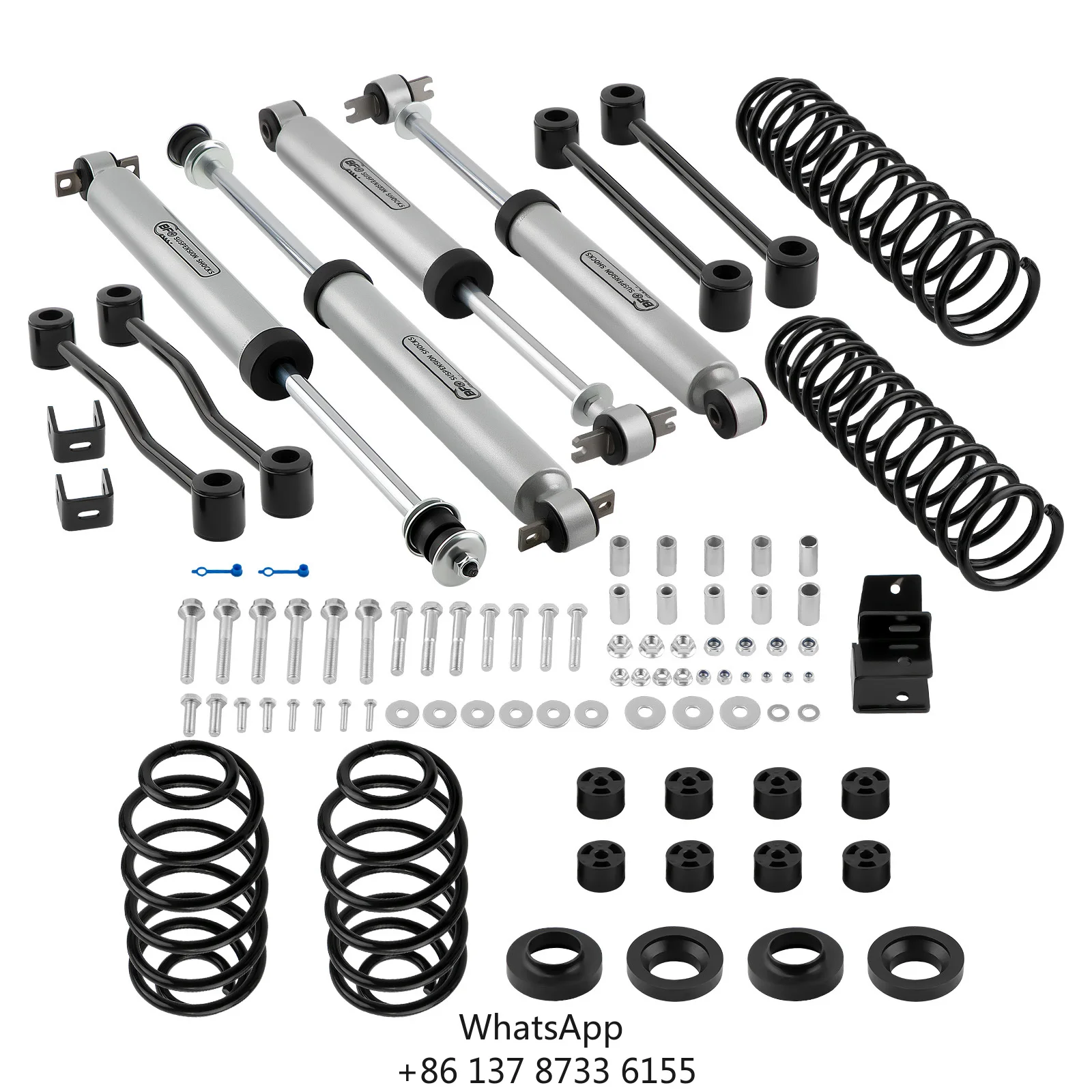 3.25" Suspension Lift Kit With Shocks For Jeep Wrangler TJ 4WD 1997-2002 6 CYL 4.0L Engines Only
3.25" Suspension Lift Kit With Shocks For Jeep Wrangler TJ 4WD 1997-2002 6 CYL 4.0L Engines Only