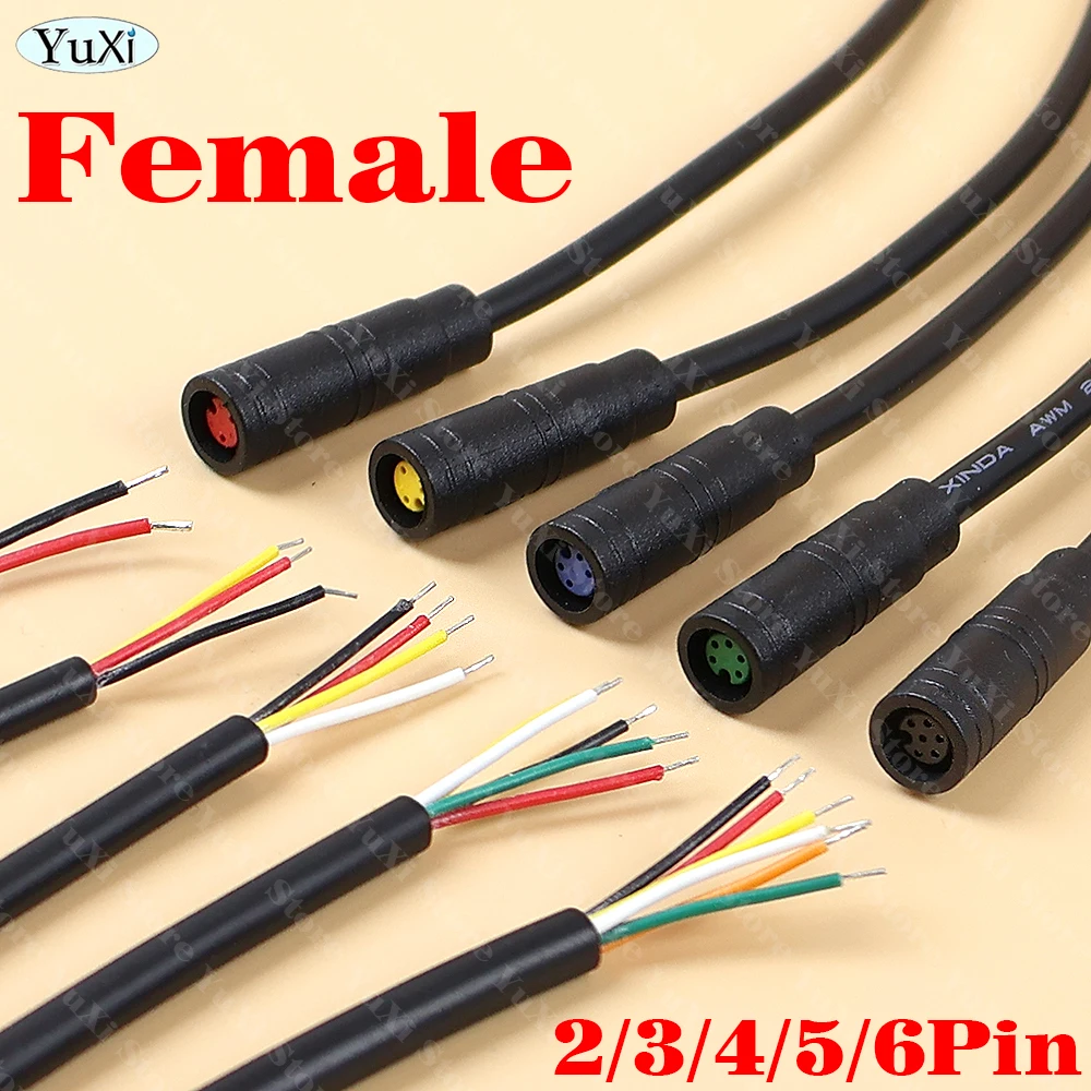 1-20Pcs M6 Julet Electric Butt Plug Connectors 2/3/4/5/6 Pin for Scooter Brake Cable Signal Sensor 20CM Male Female Waterproof
1-20Pcs M6 Julet Electric Butt Plug Connectors 2/3/4/5/6 Pin for Scooter Brake Cable Signal Sensor 20CM Male Female Waterproof