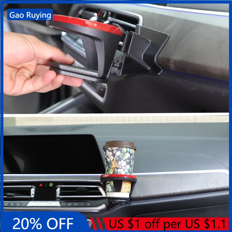 Gao Ruying For BMW X5 X6 G05 G06 2019-2022 ABS Black Car Center Console Side Water Cup Holder Interior Car Accessories 
Gao Ruying For BMW X5 X6 G05 G06 2019-2022 ABS Black Car Center Console Side Water Cup Holder Interior Car Accessories