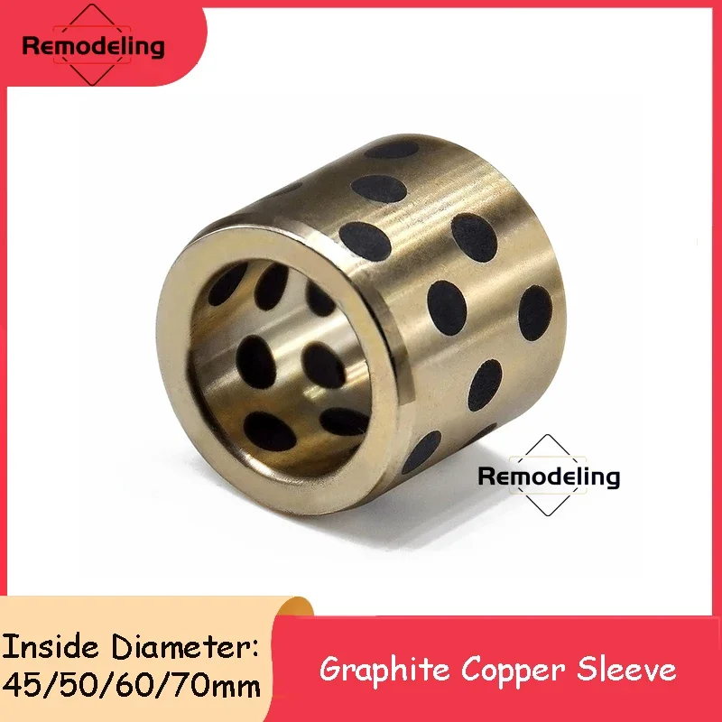 1pcs Brass Self Lubricating Graphite Copper Sleeve Oil Free Bushing Brass Bushing Graphite Bearing Inside Diameter 45/50/60/70mm
1pcs Brass Self Lubricating Graphite Copper Sleeve Oil Free Bushing Brass Bushing Graphite Bearing Inside Diameter 45/50/60/70mm