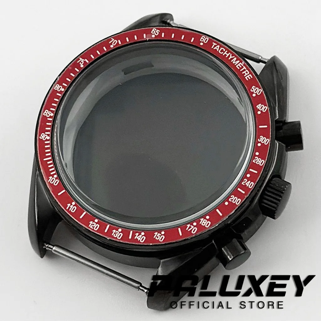 PVD Black VK63 40mm Speedmaster Case Watches Metal Dome Mineral Glass Watch Case for VK63 VK63 Quartz Movement Accessories Watch
PVD Black VK63 40mm Speedmaster Case Watches Metal Dome Mineral Glass Watch Case for VK63 VK63 Quartz Movement Accessories Watch