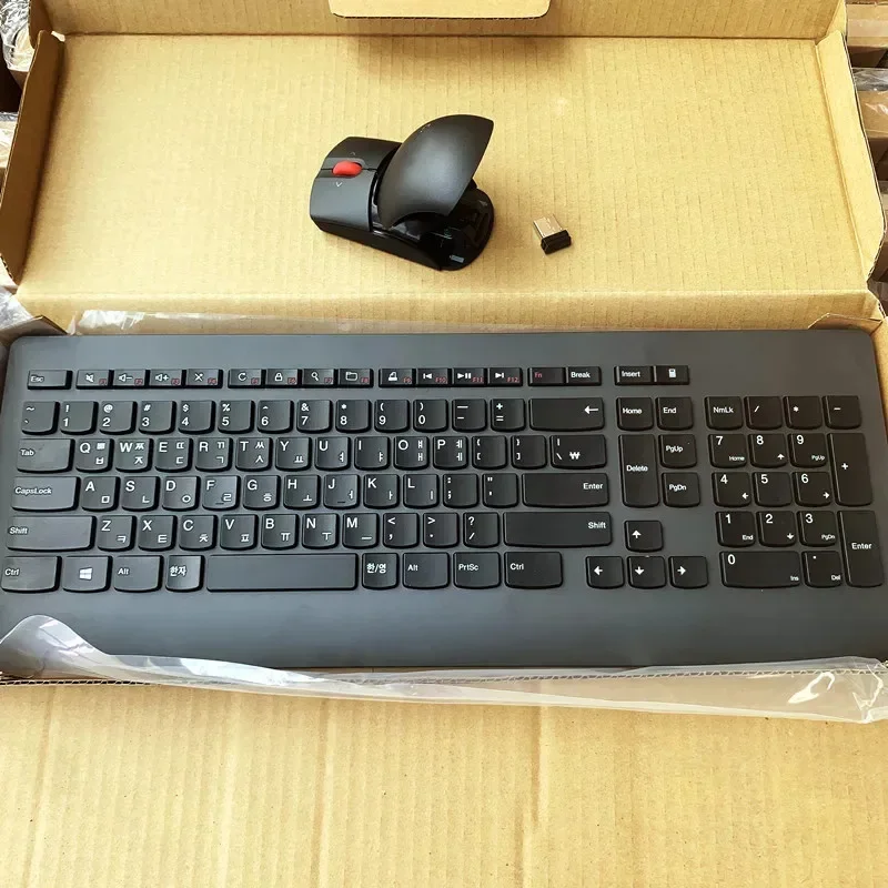 Korean Layout Wireless Keyboard and Mouse set for Lenovo Thinkpad KBRF3971 desktop office Laptop
Korean Layout Wireless Keyboard and Mouse set for Lenovo Thinkpad KBRF3971 desktop office Laptop