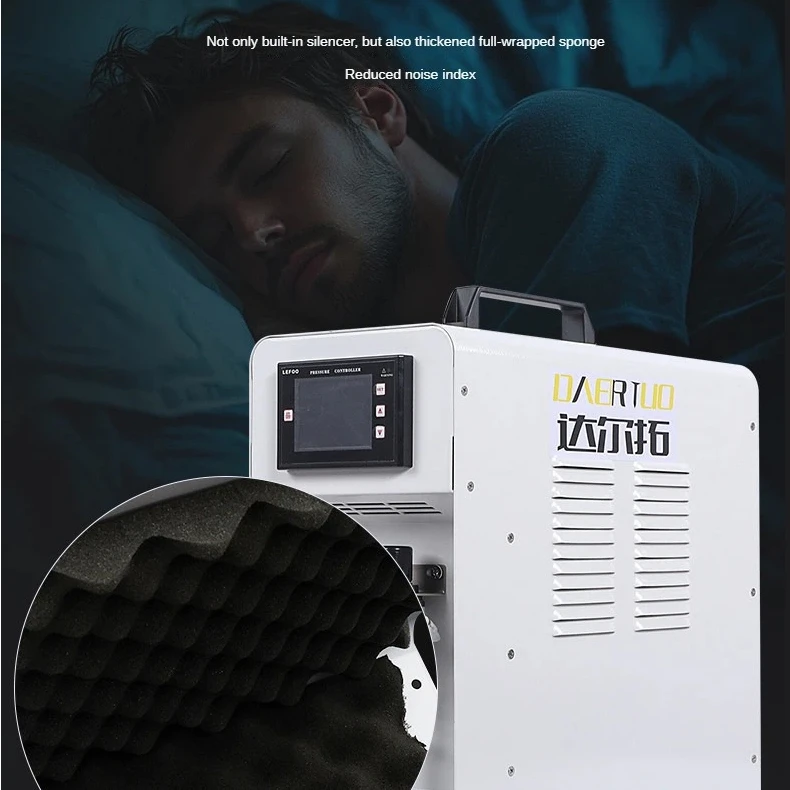 DT-550 DT-1000 Мощный бесшумный воздушный компрессор 500 Вт 1000 Вт 68/120 л/мин, 8 бар, 6 л, малошумный, выходной очищенный сухой воздух
DT-550 DT-1000 Мощный бесшумный воздушный компрессор 500 Вт 1000 Вт 68/120 л/мин, 8 бар, 6 л, малошумный, выходной очищенный сухой воздух