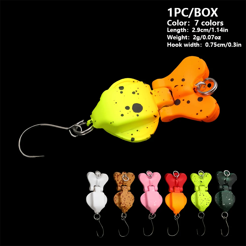 2 г 2,9 см микро-двухнурная приманка с вольфрамовым сердечником - сверхлегкая приманка для окуня/струба, яркие цвета, острые крючки для ловли потоком
2 г 2,9 см микро-двухнурная приманка с вольфрамовым сердечником - сверхлегкая приманка для окуня/струба, яркие цвета, острые крючки для ловли потоком