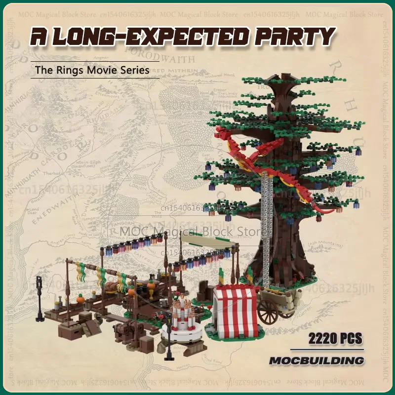 The Rings MOC A Long-expected Party Building Blocks Creative Display Model Technology Bricks DIY Assembly Sets Toys Xmas Gifts
The Rings MOC A Long-expected Party Building Blocks Creative Display Model Technology Bricks DIY Assembly Sets Toys Xmas Gifts