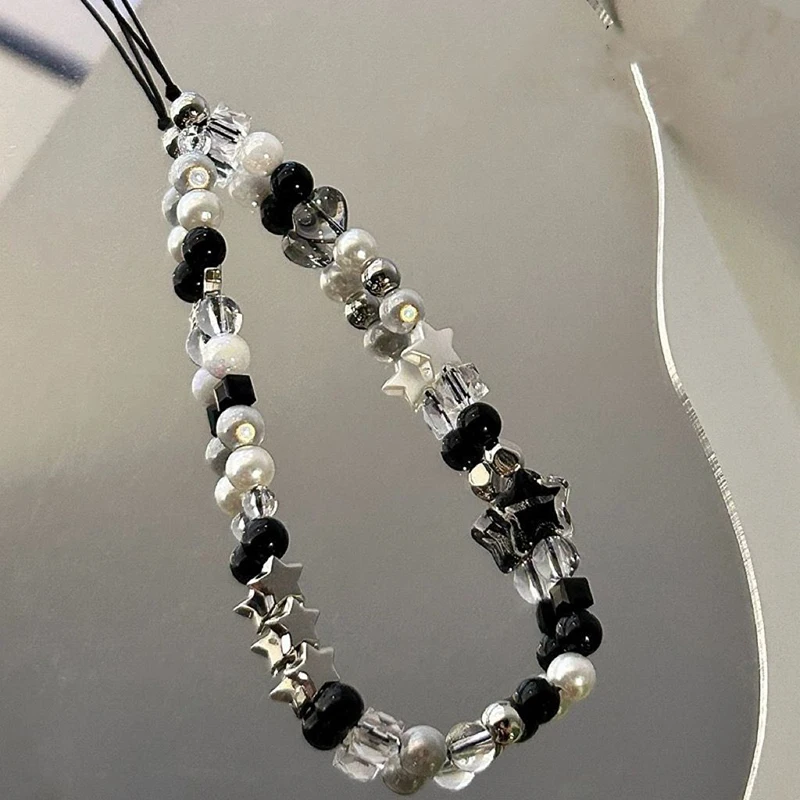 Черная звезда, жемчуг, браслет из бисера, цепочка для телефона, подвесной ремешок, шнур, ремешок для Iphone, подвесная цепочка
Черная звезда, жемчуг, браслет из бисера, цепочка для телефона, подвесной ремешок, шнур, ремешок для Iphone, подвесная цепочка