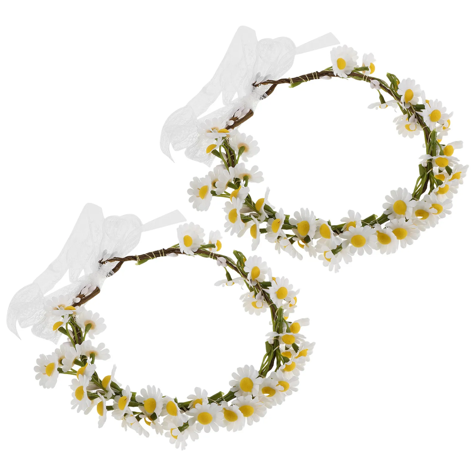 2 Pcs Artificial Floral Wreaths Daisy Hair Accessory Headbands Flower Prop Headdress Photo Props
2 Pcs Artificial Floral Wreaths Daisy Hair Accessory Headbands Flower Prop Headdress Photo Props