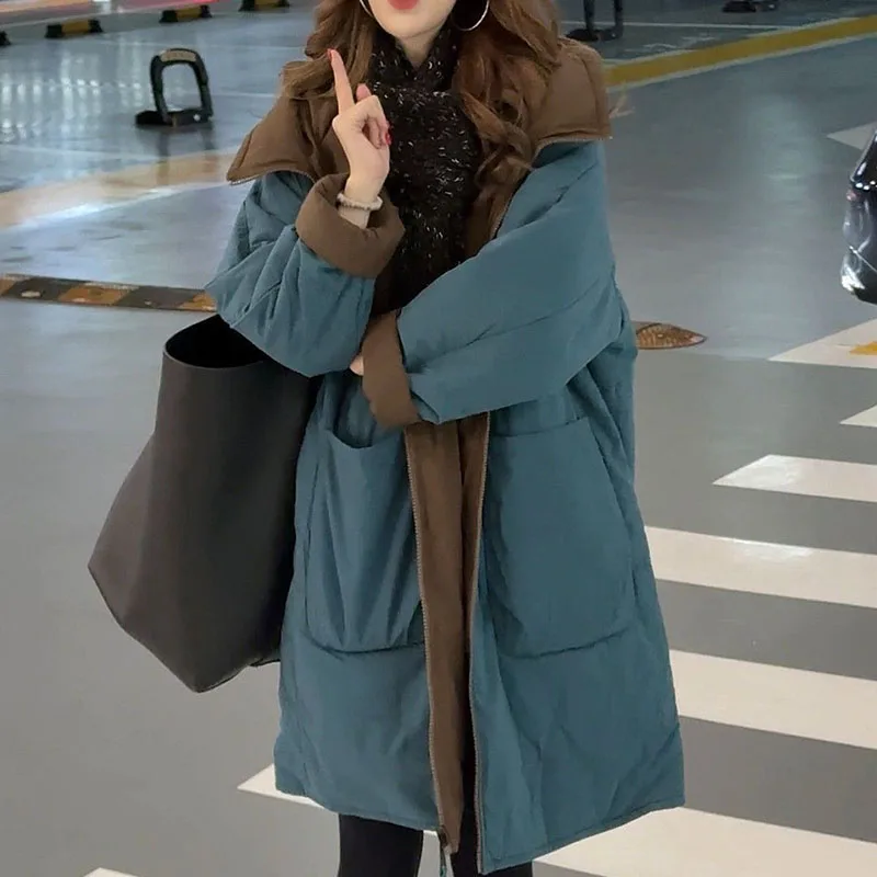 Double-Sided Cotton-Padded Women's Medium Long ins Winter New 2026 Loose Korean Version Thickened Cotton-Padded Warm Jacket Tide
Double-Sided Cotton-Padded Women's Medium Long ins Winter New 2026 Loose Korean Version Thickened Cotton-Padded Warm Jacket Tide