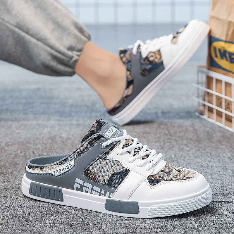 2026 Men Designer Baotou Half Slippers Summer Breathable Large Size 39-47 Flat Loafers Lightweight Men Casual Shoes Tenis Hombre
2026 Men Designer Baotou Half Slippers Summer Breathable Large Size 39-47 Flat Loafers Lightweight Men Casual Shoes Tenis Hombre