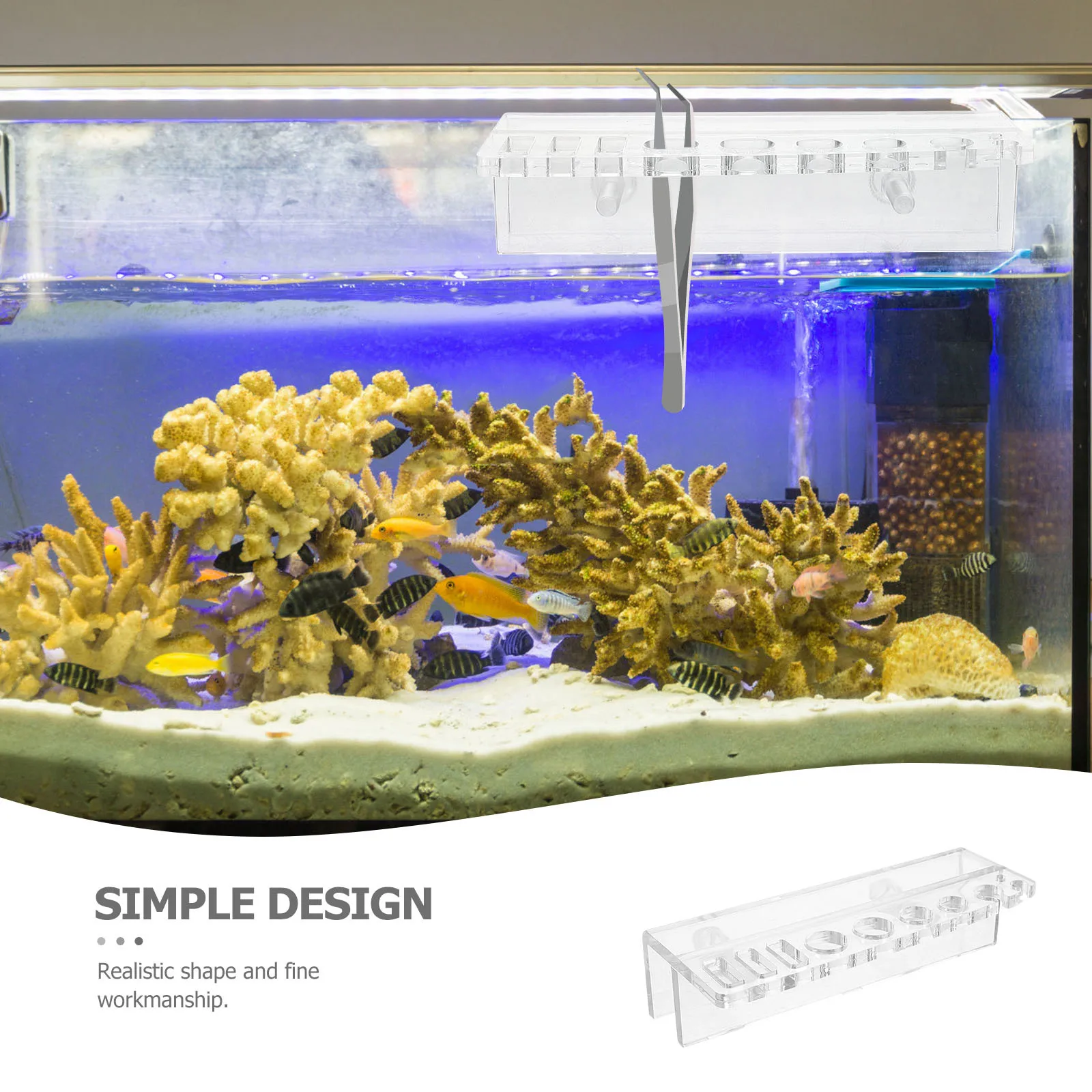 Aquarium Tool Holder Acrylic Fish Tank Cleaning Tools Storage Rack with Multiple Holes for Water Grass Scissors Plant Tweezers
Aquarium Tool Holder Acrylic Fish Tank Cleaning Tools Storage Rack with Multiple Holes for Water Grass Scissors Plant Tweezers