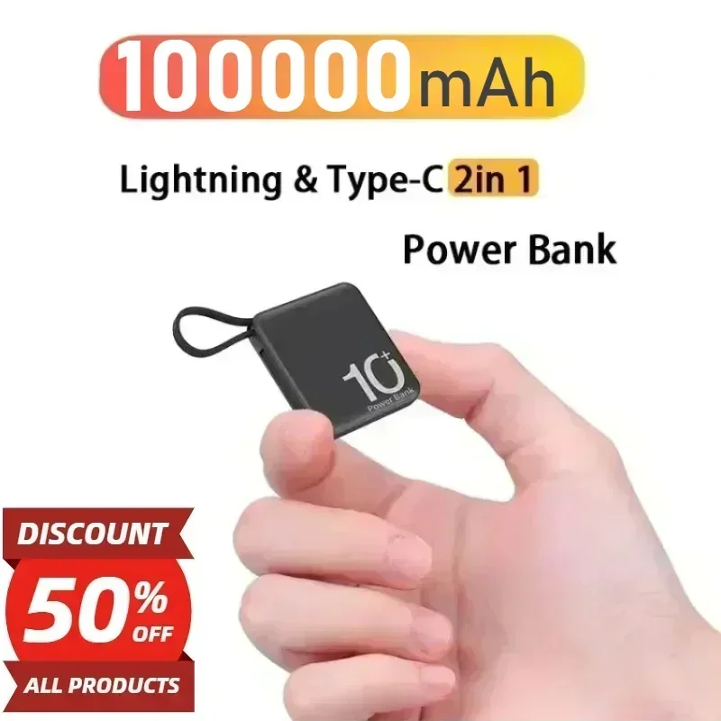 10000 мАчMini Power Bank Встроенный шнур Портативный микрокомпактный внешний аккумулятор Быстрая зарядка Внешний аккумулятор Аксессуары для мобильных телефонов
10000 мАчMini Power Bank Встроенный шнур Портативный микрокомпактный внешний аккумулятор Быстрая зарядка Внешний аккумулятор Аксессуары для мобильных телефонов