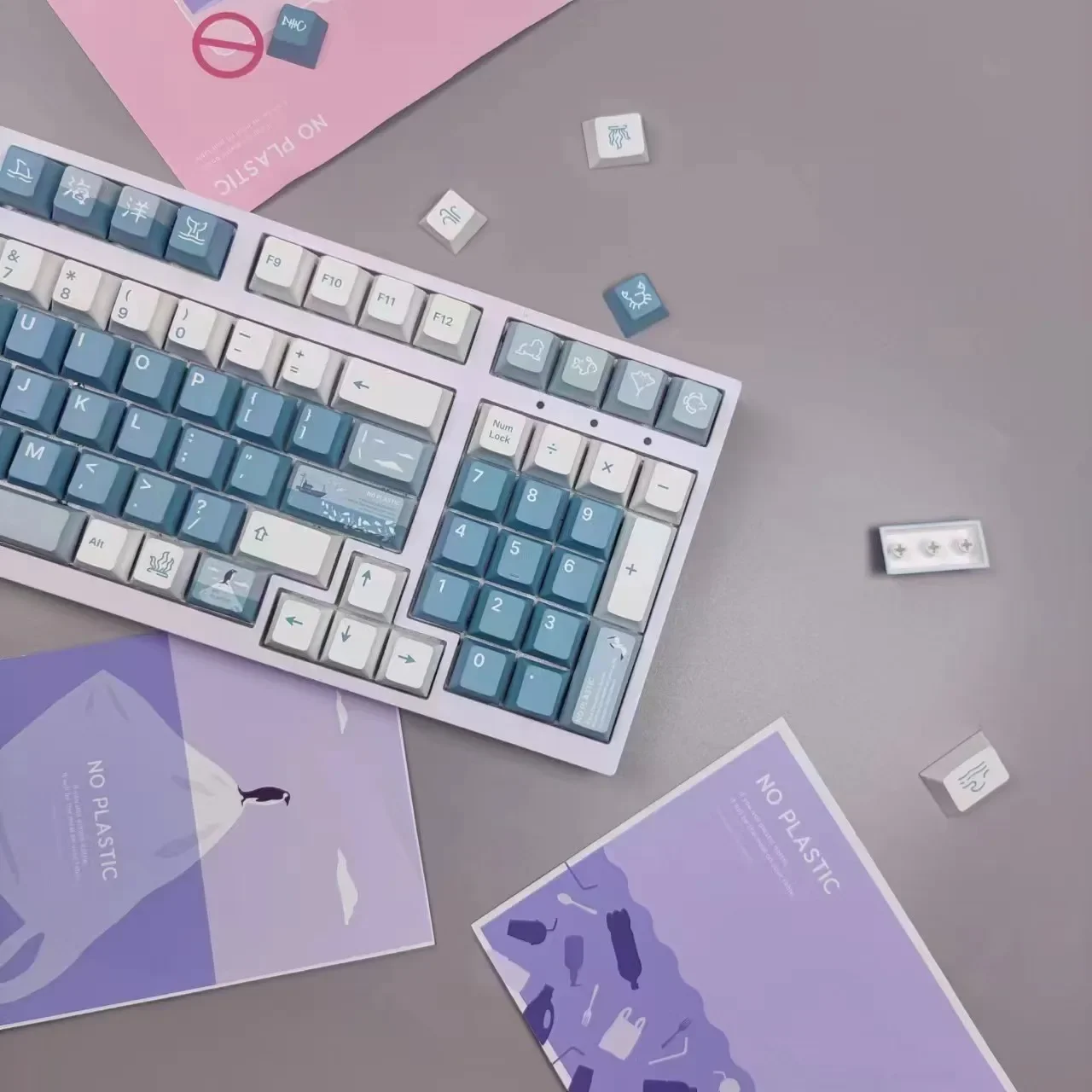 Ocean Theme PBT Keycaps Original Height 7U Split Space Wolf Pi 68 84 87 104 980 Shaved 75
Ocean Theme PBT Keycaps Original Height 7U Split Space Wolf Pi 68 84 87 104 980 Shaved 75