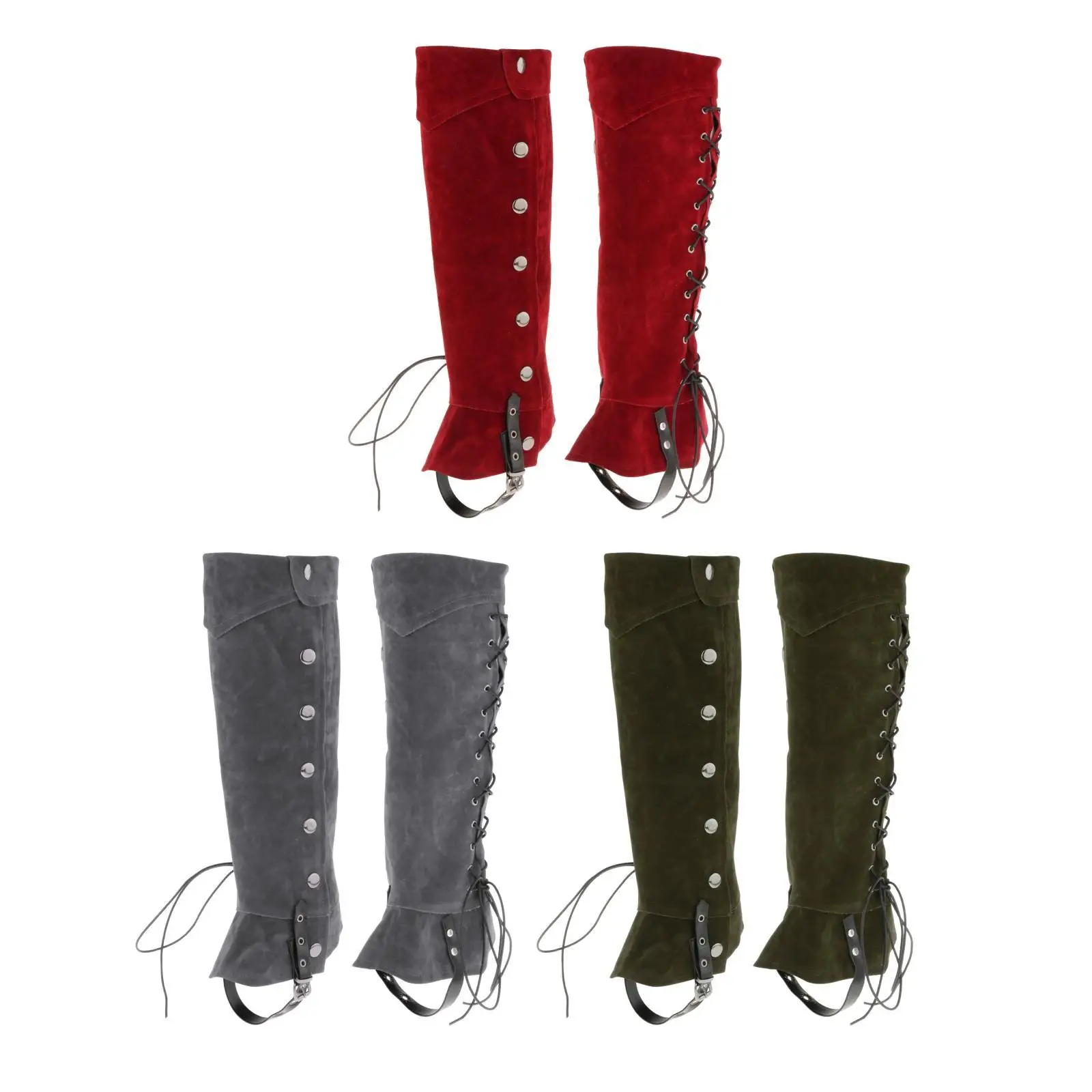 Pirate Boot Covers Gothic Punk Knight Warrior Boot Top Covers for Cosplay Men Adults , Green
Pirate Boot Covers Gothic Punk Knight Warrior Boot Top Covers for Cosplay Men Adults , Green