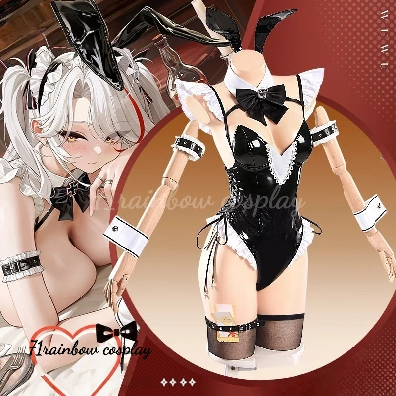 KMS Prinz Eugen Cosplay Azurr Lanne KMS Prinz Eugen Bunny Girl Cosplay Costume Female Halloween Outfits Jumpsuits Cosplay
KMS Prinz Eugen Cosplay Azurr Lanne KMS Prinz Eugen Bunny Girl Cosplay Costume Female Halloween Outfits Jumpsuits Cosplay