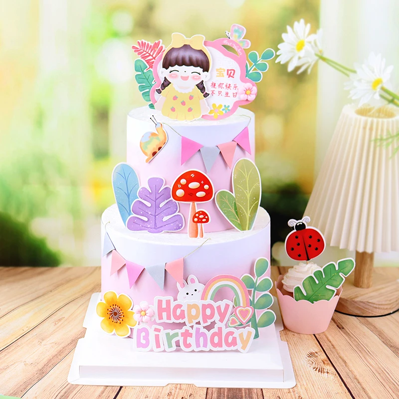Kids Cake Topper Rainbow Rabbit Bear Happy Birthday Flowers Girl Boy Birthday Party DIY Baking Cupcake Toppers
Kids Cake Topper Rainbow Rabbit Bear Happy Birthday Flowers Girl Boy Birthday Party DIY Baking Cupcake Toppers