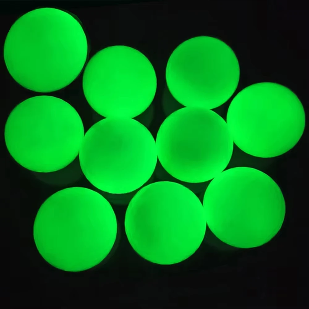 10pcs Luminous Night Golf Ball Bright Luminous Balls Glow in The Dark Fluorescent Golf Ball for Training Hitting Practice
10pcs Luminous Night Golf Ball Bright Luminous Balls Glow in The Dark Fluorescent Golf Ball for Training Hitting Practice