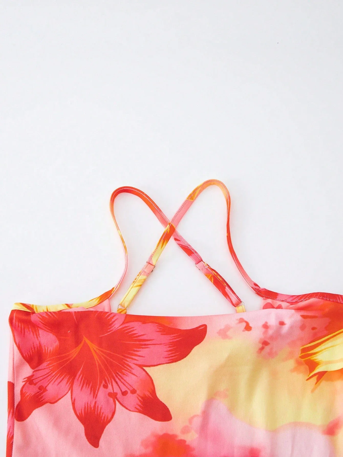 V-Neck Spaghetti Strap Floral Maxi Dress With Side Slit For Vacation Beach Festival
V-Neck Spaghetti Strap Floral Maxi Dress With Side Slit For Vacation Beach Festival