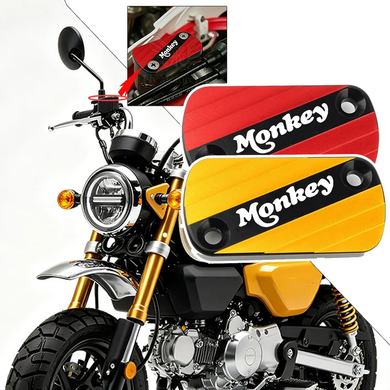 MOTO Accessories For Honda Monkey 125 Monkey125 Monkey CT125 2018-2025 CNC Front Brake Reservoir Fluid Tank Cover Oil Cup Cap
MOTO Accessories For Honda Monkey 125 Monkey125 Monkey CT125 2018-2025 CNC Front Brake Reservoir Fluid Tank Cover Oil Cup Cap