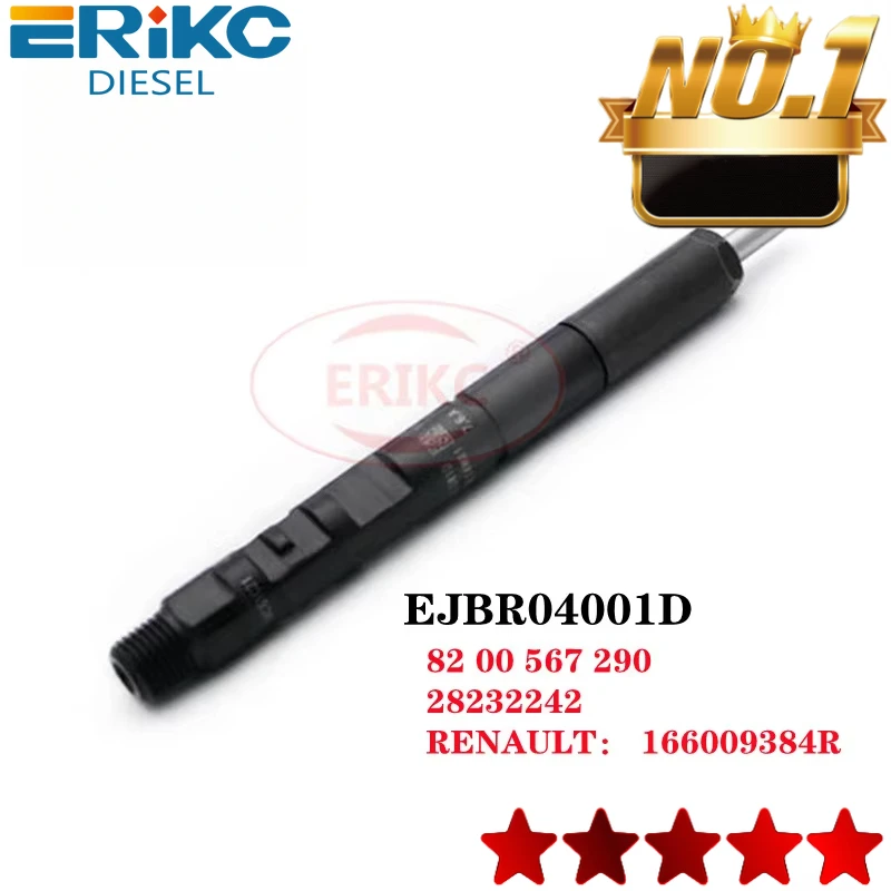 Diesel EJBR04001D 166009384R 8200567290 28232242 Common Rail Injector R04001D for RENAULT NSSAN K9K750 K9K728 K9K712 K9K702
Diesel EJBR04001D 166009384R 8200567290 28232242 Common Rail Injector R04001D for RENAULT NSSAN K9K750 K9K728 K9K712 K9K702