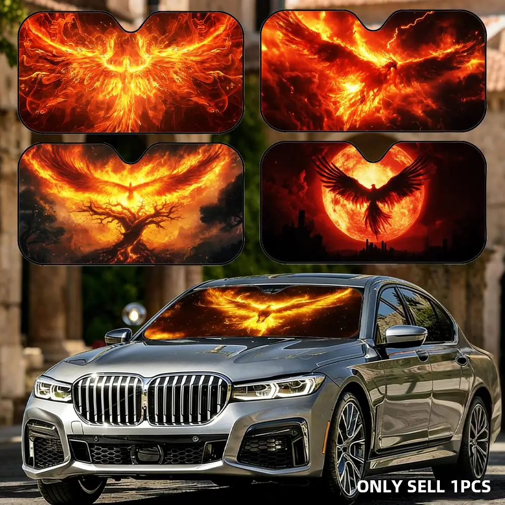 Phoenix Flame Sun Visor Car Windshield Sun Shade Front Window Sunshade UV Block Heat Insulation Cover Parasol
Phoenix Flame Sun Visor Car Windshield Sun Shade Front Window Sunshade UV Block Heat Insulation Cover Parasol
