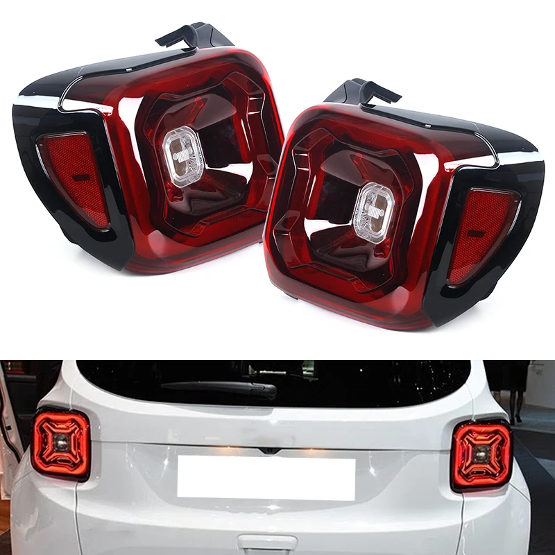 For Jeep Renegade 2019-2021 LED TailLights Rear Light DRL Brake Reverse Lamp Car Rear Bumper Tail Light 68439305AA 68439306AA
For Jeep Renegade 2019-2021 LED TailLights Rear Light DRL Brake Reverse Lamp Car Rear Bumper Tail Light 68439305AA 68439306AA