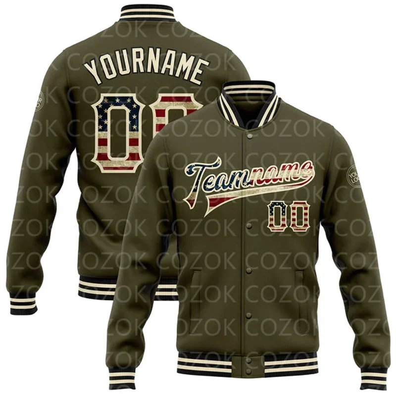 Custom Brown 3D Printed Baseball Button Jacket Bomber Full-Snap Varsity Letterman Jacket
Custom Brown 3D Printed Baseball Button Jacket Bomber Full-Snap Varsity Letterman Jacket