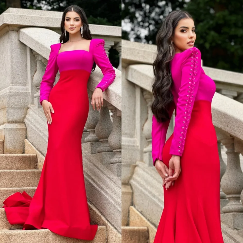 Jiayigong Prom Exquisite Square Sheath Floor Length Dresses Ribbon Trim Satin Customized
Jiayigong Prom Exquisite Square Sheath Floor Length Dresses Ribbon Trim Satin Customized